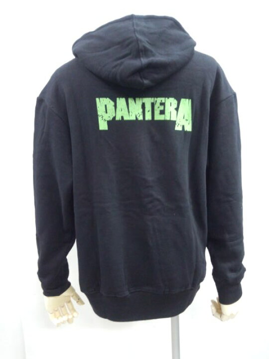 楽天市場】ロックパーカー PANTERA(パンテラ) 黒 M L ジップアップ 