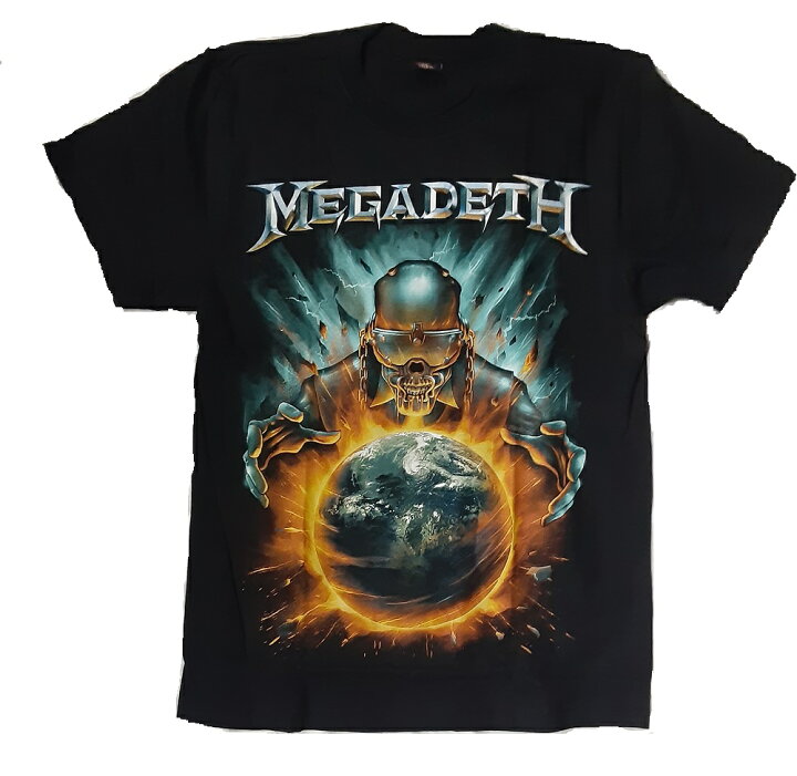 楽天市場】ロックTシャツ MEGADETH メガデス S/M/L/XL /バンT/バンドT 
