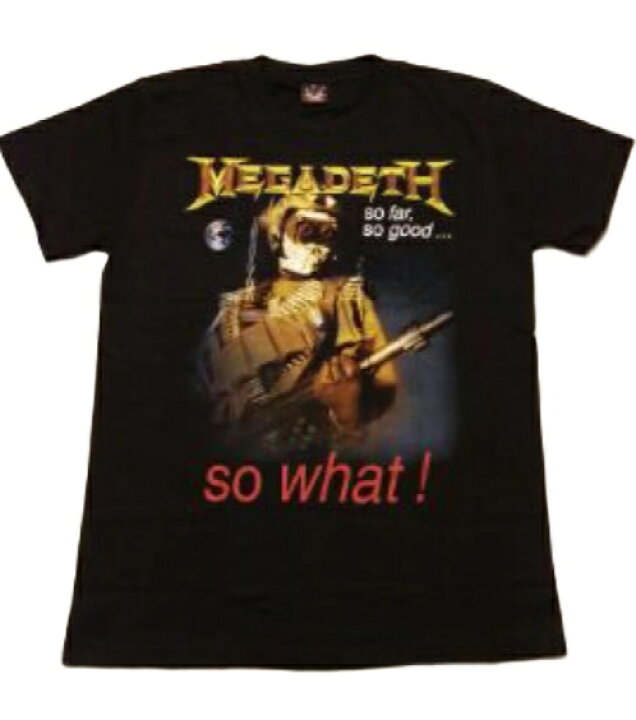 楽天市場】ロックTシャツ MEGADETH メガデス S/M/L/XL /バンT/バンドT 