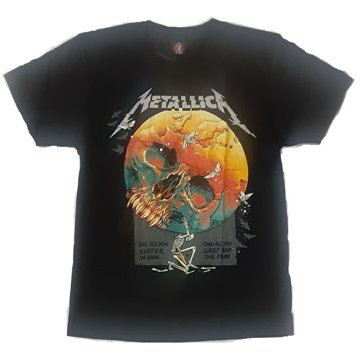 楽天市場】ロックTシャツ METALLICA(メタリカ) S M L XL バンT ヘビ 
