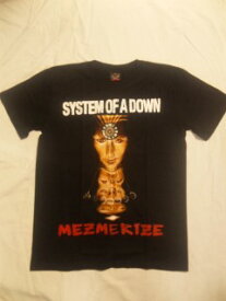 ロックTシャツ　SYSTEM OF A DOWN(システム　オブ　ア　ダウン）　MEZMERIZE S/M/L バンT/バンドTシャツ/ヘビ−メタル/ハ−ドロック/HM/HR