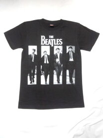 ロックTシャツ　BEATLES(ビートルズ)　S M L XL　黒　/バンT/バンドT/ブラック