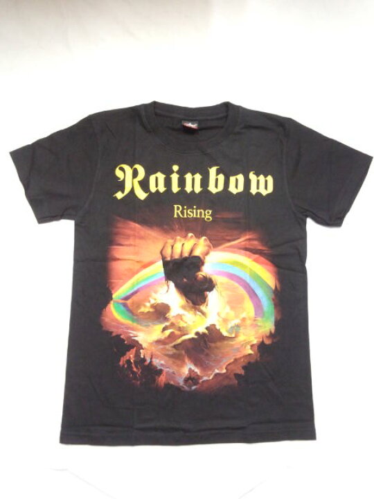 楽天市場】ロックTシャツ RAINBOW（レインボー）RISING S M L 