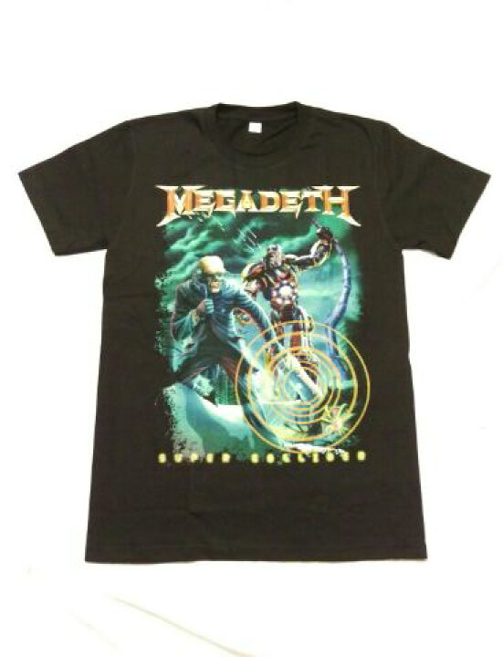 楽天市場】ロックTシャツ MEGADETH メガデス SUPER COLLIDER S/M/L/XL 