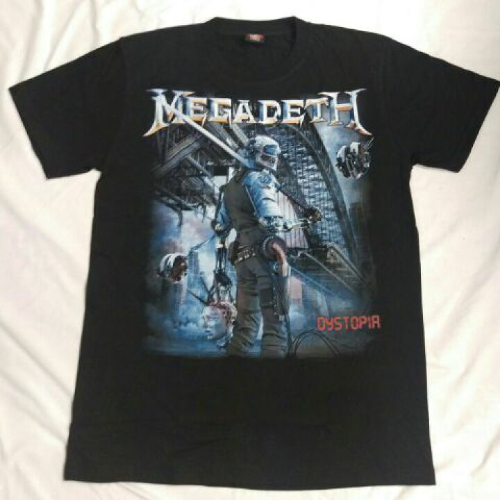楽天市場】ロックTシャツ MEGADETH メガデス DYSTOPIA S/M/L/XL /バンT 
