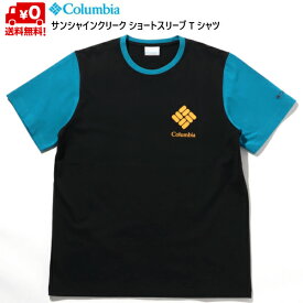 コロンビア Tシャツ サンシャインクリーク ショートスリーブ Tシャツ ブラック マルチ Columbia Sunshine Creek Short Sleeve Tee PM0178 011