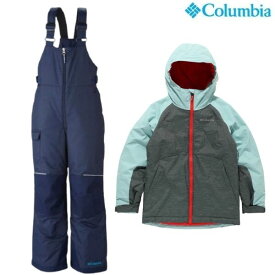 コロンビア ジュニア スキーウェア アルパインアクション II ジャケット ライトブルー ヘザーブラック + ユースアドベンチャーライドビブ ネイビー Columbia Alpine Action II Jacket + Youth Adventure Ride Bib SG0222-012-SY8401-464