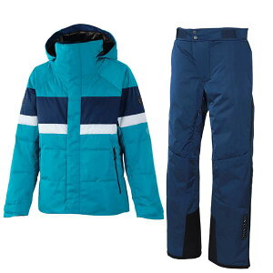 Il GbW pt XL[EFA ^[RCYu[ lCr[ EDGE PUFF OUTER JACKET&PANTS B.TURQUOISE×NAVY ONJ98300 624 ONP98310 688