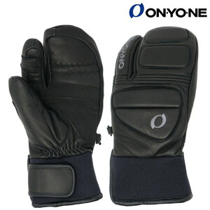 �I�����l �X�L�[�O���[�u 3�{�w 3�t�B���K�[ ���U�[ �R�r�v �u���b�N ONYONE THREE FINGER LEATHER GLOVE BLACK ONA93002 009 ONA93002-009