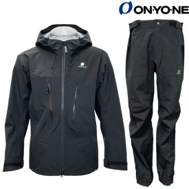 オンヨネ シェル スキースーツ（中綿なし）スキーウエア コンバット タフ ジャケット & パンツ ブラック ONYONE COMBAT TOUGH JACKET & PANTS 耐水圧30,000mm 009 BLACK ODJ97005-ODP97006-009