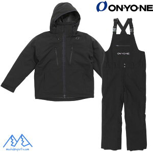 オンヨネ スキーウエア ジャケット ビブパンツ ブラック ONYONE MEN'S JACKET & PANTS BLACK ONJ97505 009 ONP97555 009