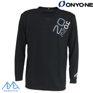 Il uR  vg OX[u  TVc ubN ONYONE BRIKO DP LONG T-SHIRT BLACK ONJ97E51-009