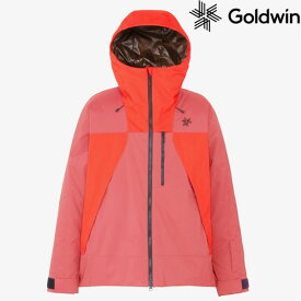 ゴールドウイン スキージャケット Goldwin 2-tone Color Hooded Jacket ME ミネラルレッド G13303-ME