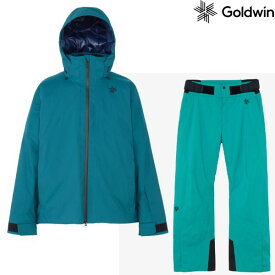 ゴールドウイン スキーウエア Goldwin Similar Color Jacket BJ ブルーコーラル + G-Engineered Regular Pants CV カプリブリーズ G13302-BJ-G34353R-CV