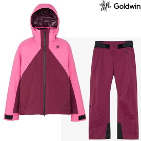 ゴールドウイン スキーウエア Goldwin Similar Color Jacket PX パープルポーション× フロックスピンク + G-Engineered Regular Pants PT G13302-PX-G34353R-PT