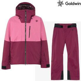 ゴールドウイン スキーウエア Goldwin G-Sector Hooded Jacket + G-Engineered Regular Pants PT パープル ポーション G14302-G34353R-PT