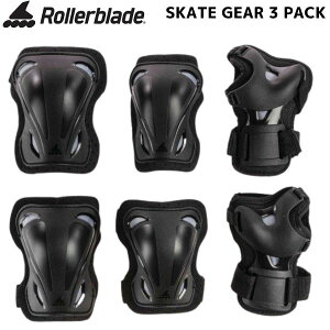 [[u[h veN^[ 3_Zbg ROLLERBLADE SKATE GEAR 3 PACK PROTECTORS 3PACK 069P0100100