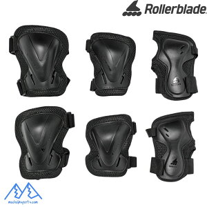 [[u[h veN^[ 3_Zbg ROLLERBLADE EVO PRO GEAR 3 PACK PROTECTORS 3PACK 86P065P010N00100