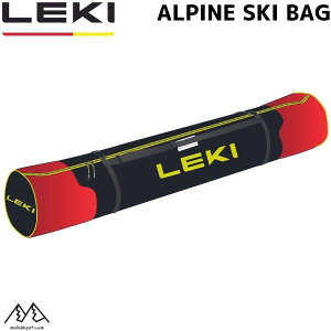 レキ 3台入 スキーケース スキーバッグ レッド 185cm LEKI ALPINE SKI BAG 360212006