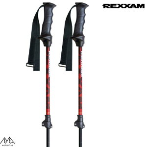 NU TCY XL[|[ XgbN bh LkXL[|[ REXXAM SKI POLE 90-120cm OU YYSP-001-02