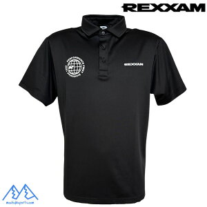 NU z UVPA |Vc ubN REXXAM POLO SHIRTS BLACK YYPS-011-2 REX-PS11