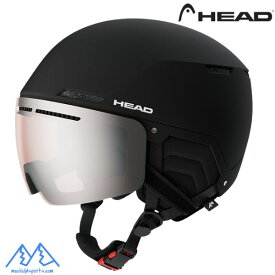 ヘッド バイザーヘルメット シネマ HEAD CINEMA VISOR SKI HELMET BLACK ブラック 326214