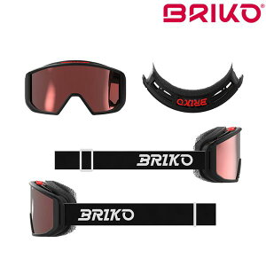 ブリコ スキーゴーグル ボルケーノ マスク 2.0 ブラック BRIKO VULCANO MASK 2.0 MATTBLACK RM2 28116GW-A8K
