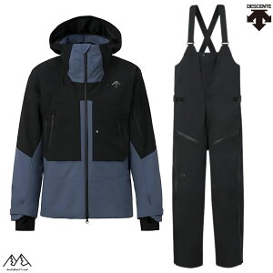 �f�T���g �X�L�[�E�G�A �㉺�Z�b�g M�T�C�Y �u���b�N �O���[ DESCENTE S.I.O INSULATED JACKET & S.I.O INSULATED BIB PANTS DW5FJK54U DW5FLP53U BKGY BK00