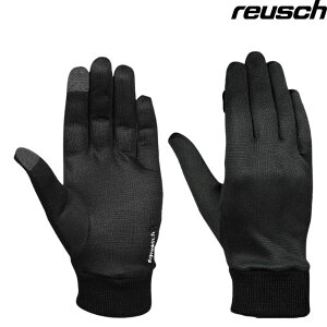 ロイシュ スキーグローブ インナー グローブ ドライゾーン タッチテック ロイッシュ ブラック REUSCH INNER GLOVE DRYZONE TOUCH-TEC 4899164