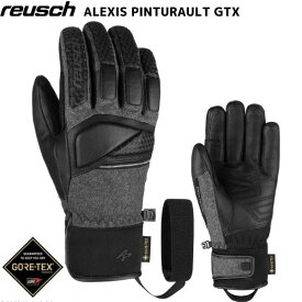 ロイシュ ゴアテックス スキーグローブ REUSCH LEXIS PINTURAULT GTX ロイッシュ ブラック / グレイアルパインメランジ 6101313771