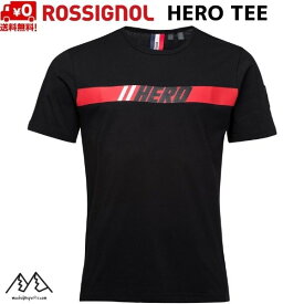 ロシニョール ヒーローTシャツ ブラック ROSSIGNOL HERO TEE BLACK RLJMY03