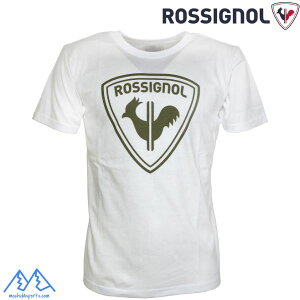 ���V�j���[�� �R�b�g�� ���S T�V���c �z���C�g ROSSIGNOL LOGO TEE WHITE RLNJT02