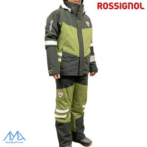 Vj[ XL[EGA f`[ Zbg ubN J[L ROSSIGNOL DEMO TEAM JACKET & PANTS BLACK KHAKI [RLOJJ15RLOJP15-BK]