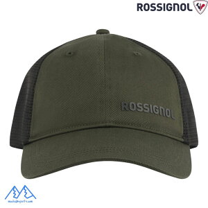 ���V�j���[�� �g���b�J�[�L���b�v �I���[�u �V���h�E ROSSIGNOL TRUCKER CAP OLIVE SHADOW RLOMH26 A01