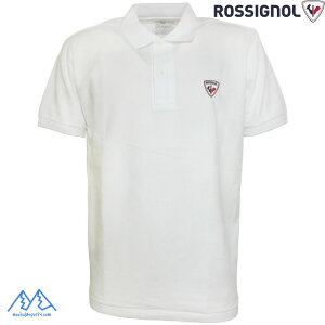 ���V�j���[�� ���S �|���V���c �z���C�g ROSSIGNOL LOGO POLO WHITE RLNJT08