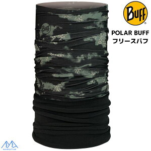 冬用 フリース ポーラー バフ 保温 BUFF POLAR MUSC CAMOUFLAGE グリーン ブラック カモ ネックチューブ ネックゲイター シームレスバンダナ 537393