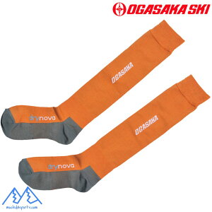 オガサカ スキーソックス リアルフィット スキーソックス オレンジ OGASAKA REALFIT OG-RE ORG 00216