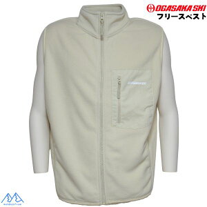 IKTJ`[ t[XxXg i` OGASAKA TEAM FLEECE VEST NATURAL [25-29-NA]