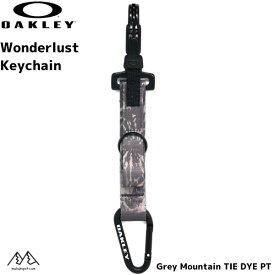 オークリー キーチェーン キーホルダー キーフック グレー タイダイプリント OAKLEY Wonderlust Keychain Grey Mountain TIE DYE PT FOS901052-9M1