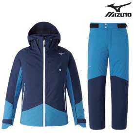 ミズノ スキーウエア スキーパーカ スキーパンツ ネイビーブルー MIZUNO DEMO SOLID SKI PARKA DEMO SOLID SKI PANTS Z2MEA321-71-Z2MFA321-71