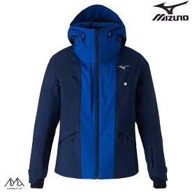 ミズノ スキーウエア スキージャケット スキーパーカ ネイビー ブルー MIZUNO DEMO SOLID SKI PARKA Z2MEB32171
