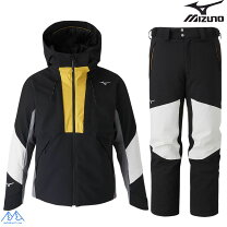 Mizuno スキーウェア L ブラック/ホワイト 上下セット 値下げ⭕️