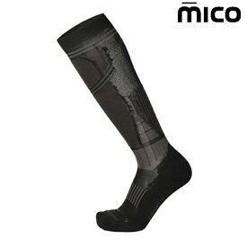 ミコ 102 中厚 スキーソックス ブラック MICO M1 MEDIUM black 102 007