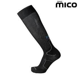 ミコ MICO 159 OXI-JET EXTRA LIGHT 薄手 コンプレッション スキーソックス mico159black