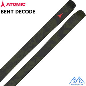 �A�g�~�b�N �X�L�[ ATOMIC BENT DECODE 176cm + STRIVE 14 GW Black / Gunmetal �x���`�F�g���[ BENT CHETLER �X�L�[�Z�b�g AA0031034 AD5002212