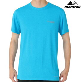 モントレイル トレイルランニング ウエア Tシャツ トレラン ブルー MONTRAIL Columbia M Endless Trail Running Tech Tee OCEAN BLUE AE9494-417