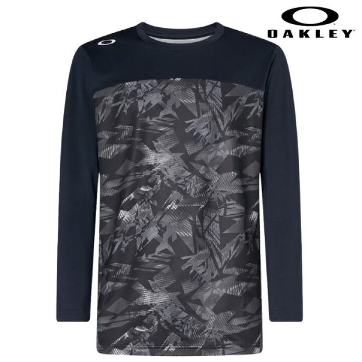 楽天市場】オークリー ロング Tシャツ 長袖 ブラックプリント OAKLEY 