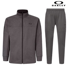 オークリー トレーニング ウェア 上下セット グレー OAKLEY Enhance Tech Jersey Jacket & Pants 13.7 DARK GREY HTHR FOA405786-FOA405841-29A