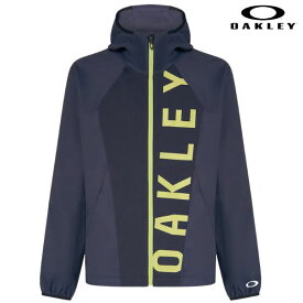 オークリー クロス ウーブン ジャケット ネイビー OAKLEY Enhance Mobility Jacket 5.0 Foggy Blue FOA406272-6FB