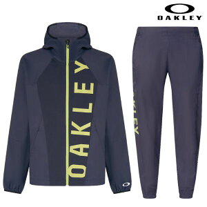 オークリー クロス ウーブン ジャケット & パンツ ネイビー 上下セット OAKLEY Enhance Mobility Jacket & Pants 5.0 Foggy Blue FOA406272-FOA406301-6FB